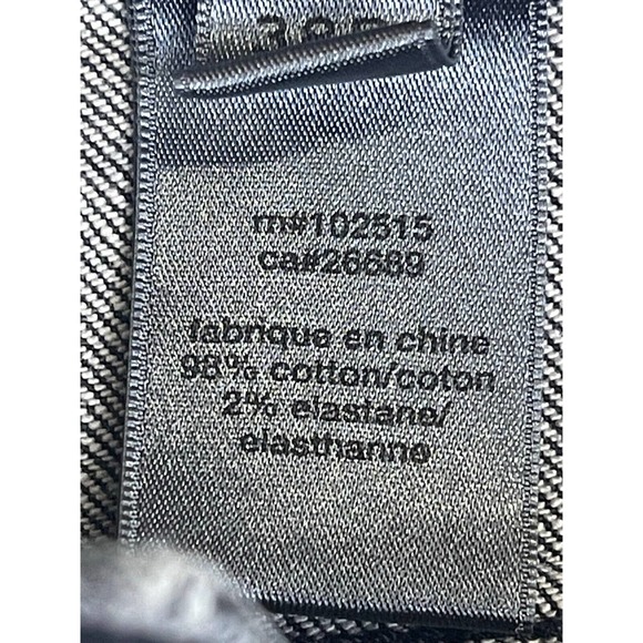 John Varvatos Mens 38 Jeans Straight Leg Regular Fit Mid Rise Button Fly Black - Picture 9 of 12